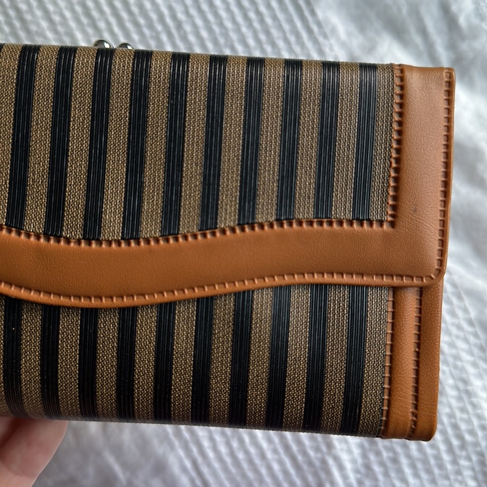 Vintage striped wallet - Picture 3 of 13